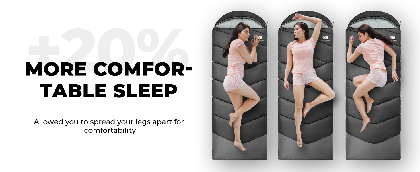 comfortable sleeping bag