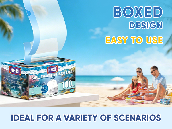 BOXED DESIGN; TEAR-FREE DISPENSING; EASY TO USE