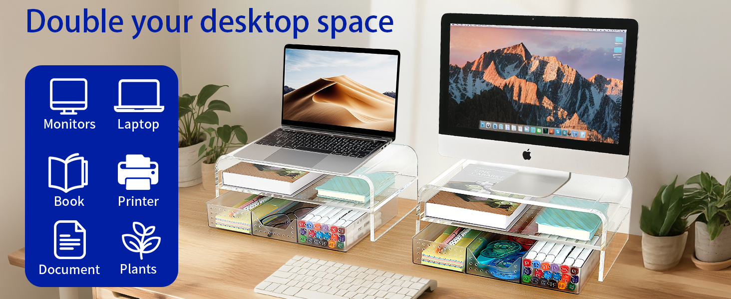 Acrylic Monitor Stand