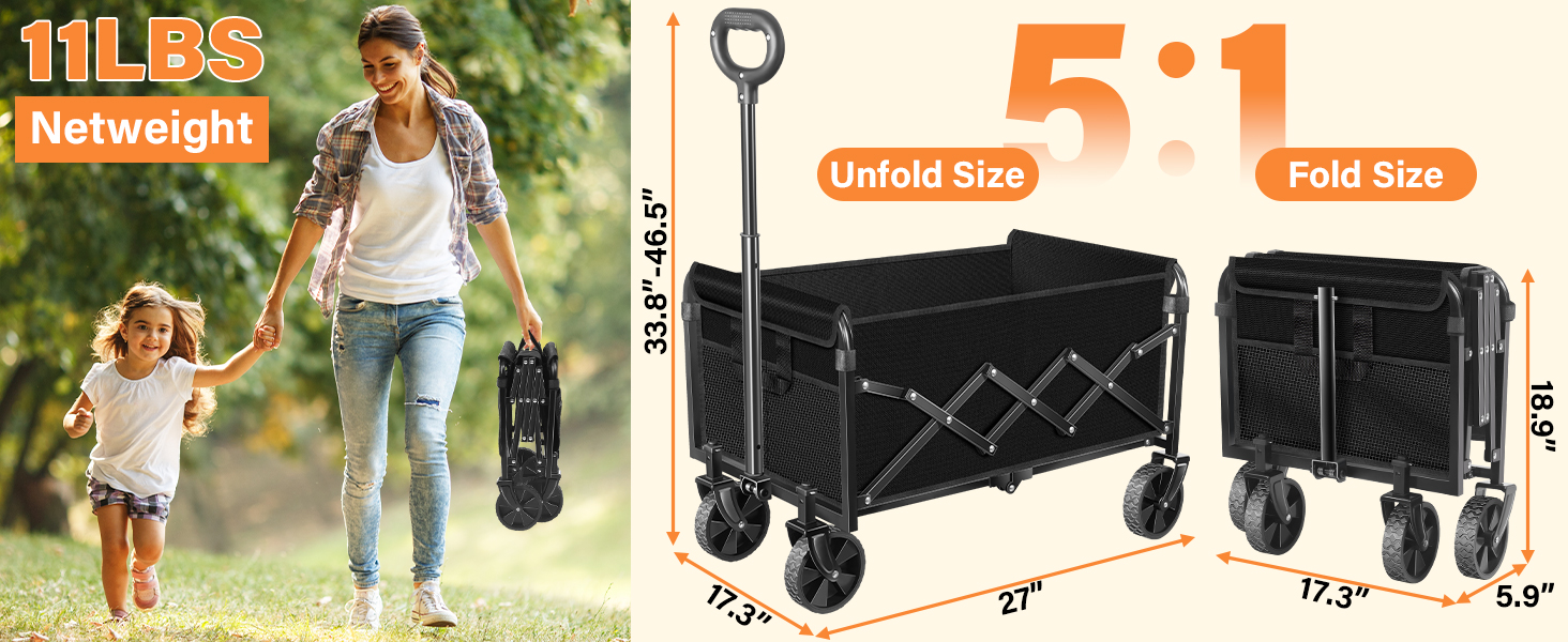 wagons carts foldable wagon cart with wheels foldable