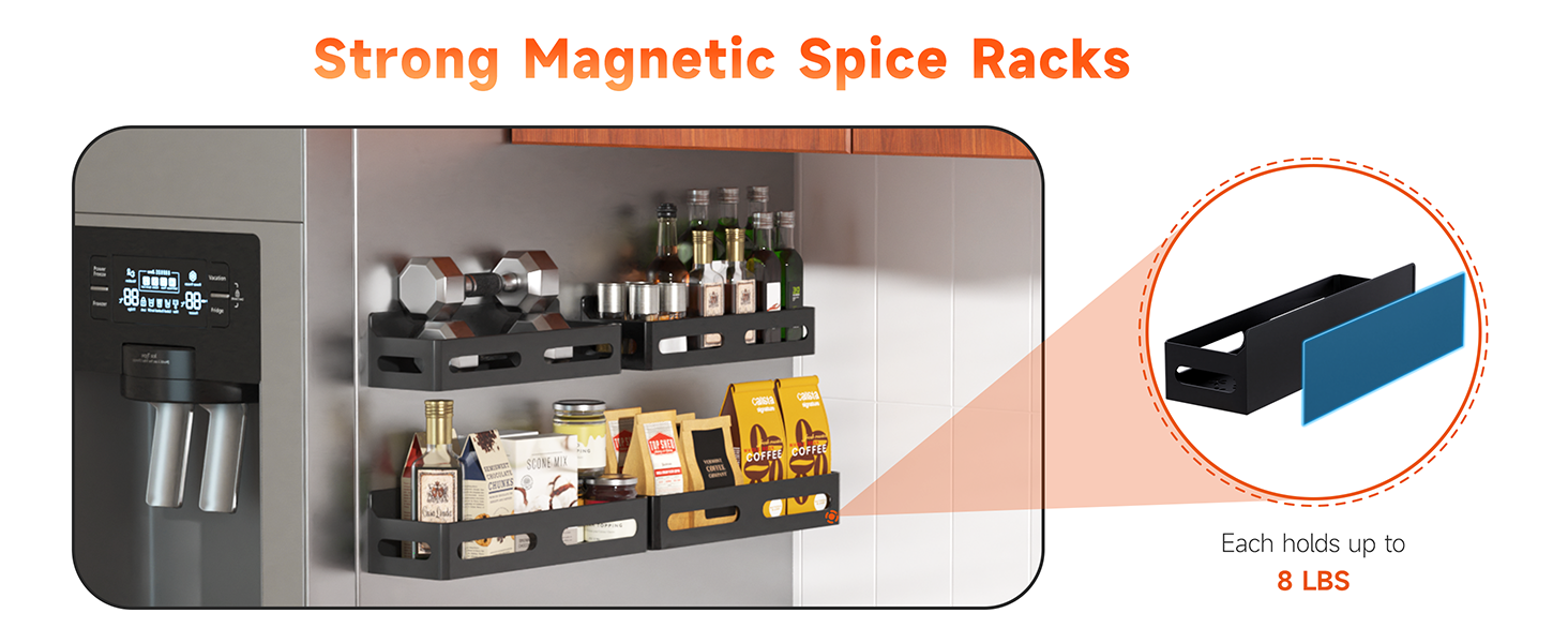 magnetic spice racks