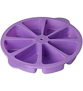 Shebaking Scone Pan Silicone Triangle Cake Mold for Baking Nonstick Cornbread Pan 8 Cavity Pie Si...