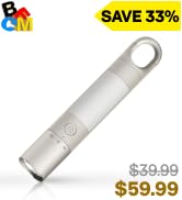 HOTO Flashlight Duo, USB-C Rechargeable, Dual Light Source, Colorful Ambient Light, SOS & Strobe,...