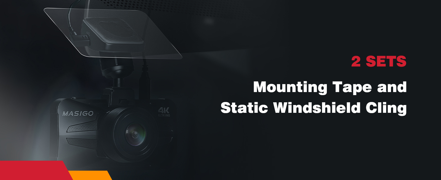 Mounting Tape and Static Windshield Cling