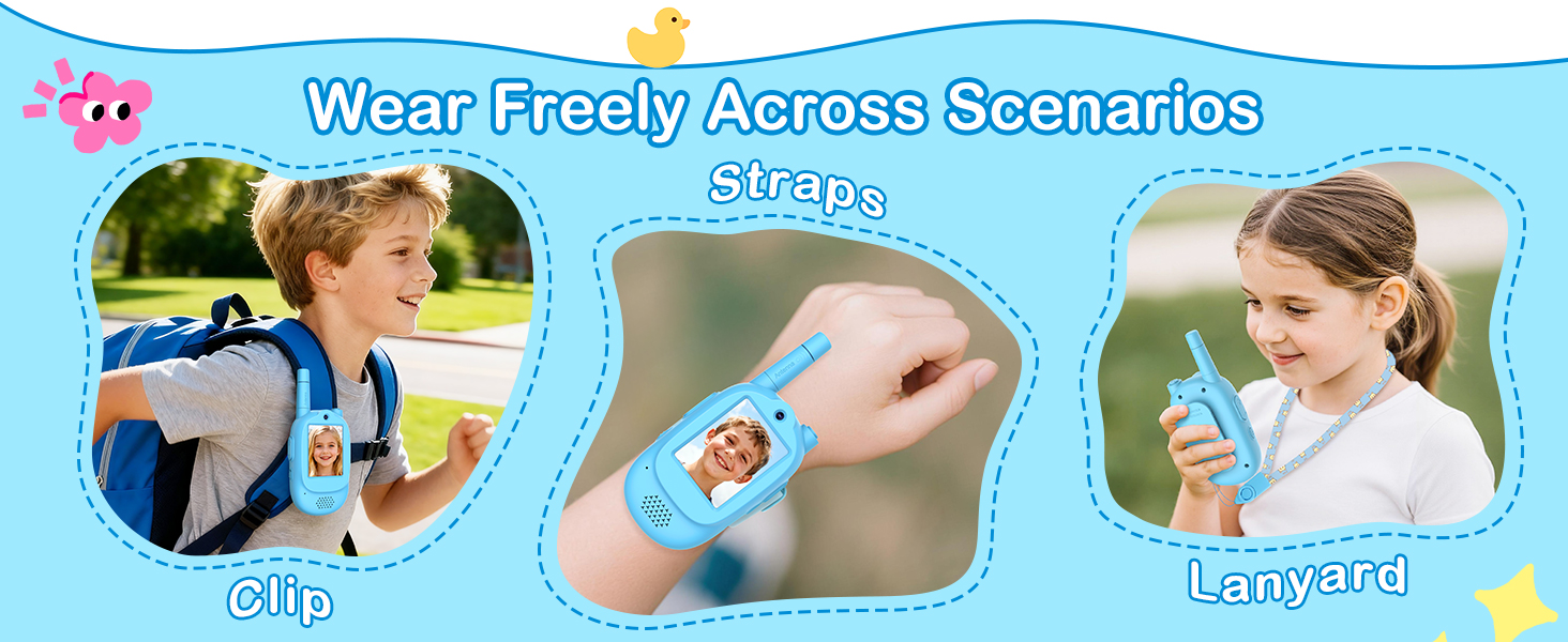 kid video walkie talkies