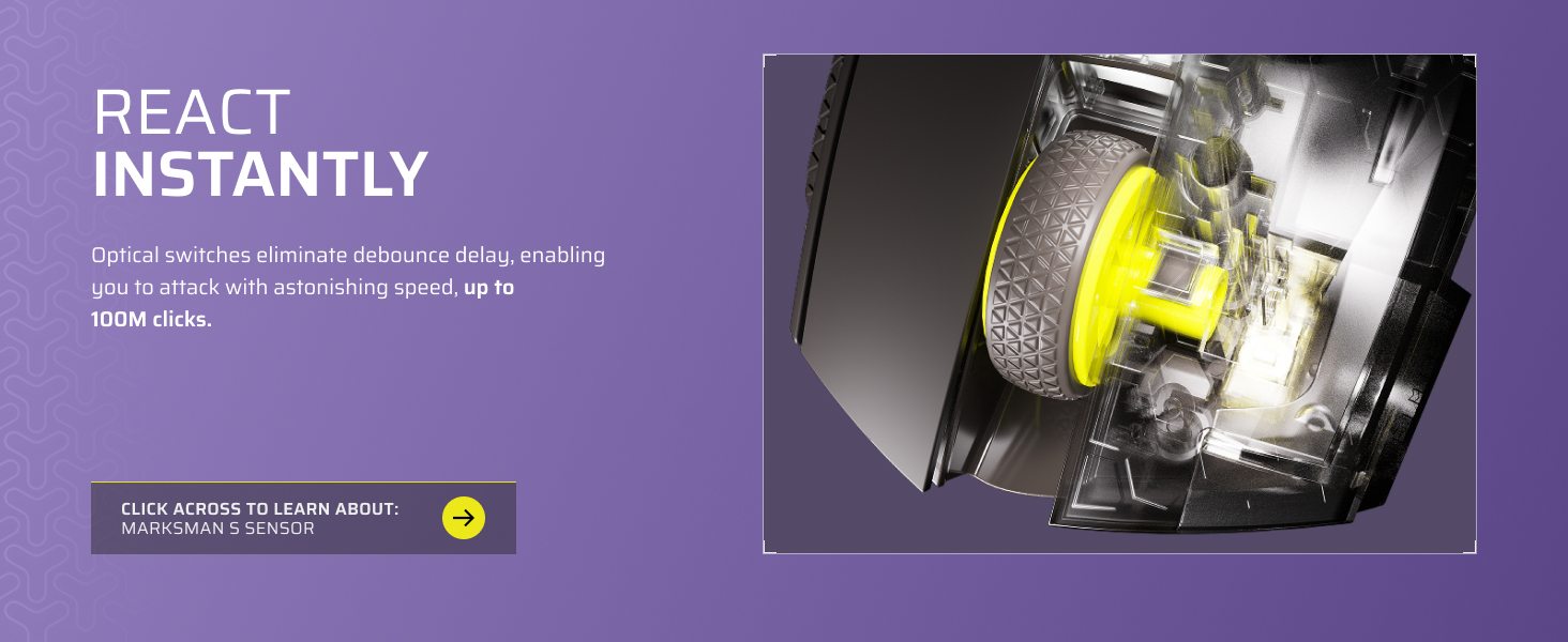 optical switches, optical mouse, 100m clicks