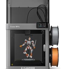 FLASHFORGE Creator 5 Pro 4-Toolhead 3D Printer, Industrial Multi-Material & Color Printing, 65°C Act...
