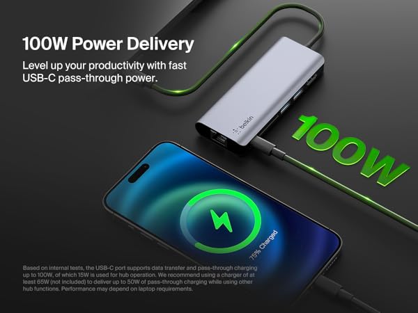 Connect USB-C 6-in-1 Multiport Hub