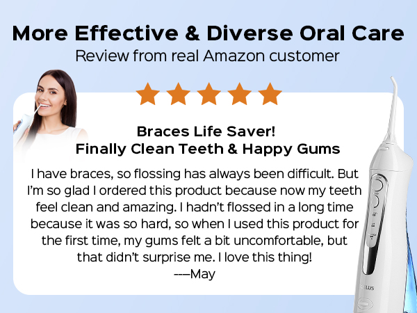 Selección de dientes dentales Flosser de agua Keep your teeth clean