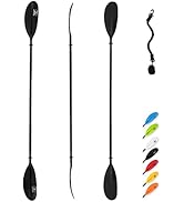 OCEANBROAD Kayak Paddle 86in/218cm - 90.5in/230cm - 95in/241cm Alloy Shaft Kayaking Boating Canoe...