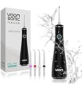 Voom Sonic Water Flosser (Cordless) | Water Pick Includes 4-Tip Portable Water Teeth Cleaner Pick...