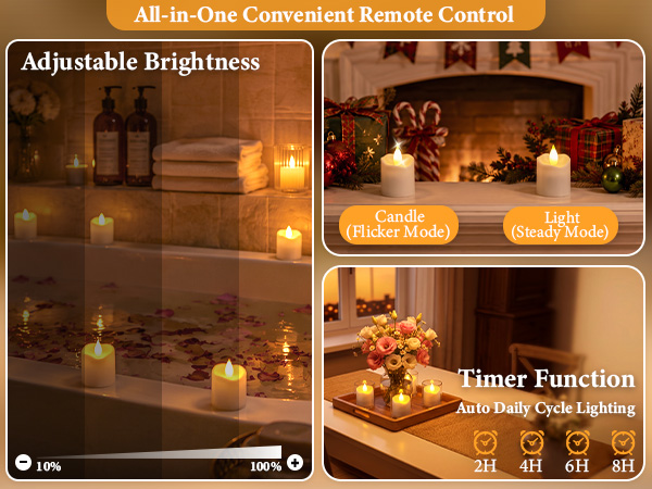 rechargeable tea light candles