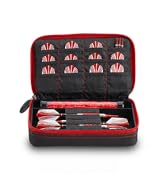 Casemaster Plazma Dart Case for Soft and Steel Tip Darts, Holds 3 Darts and Features Built-In Sto...