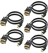 DisplayPort to VGA Cable 6 FT, 10-Pack Display Port DP to VGA Adapter Cord Male to Male HD Video ...