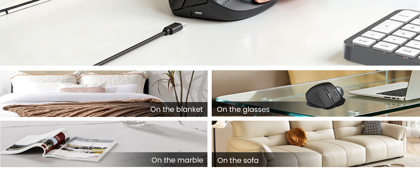 Trackball mice are suitable for a variety of scenarios