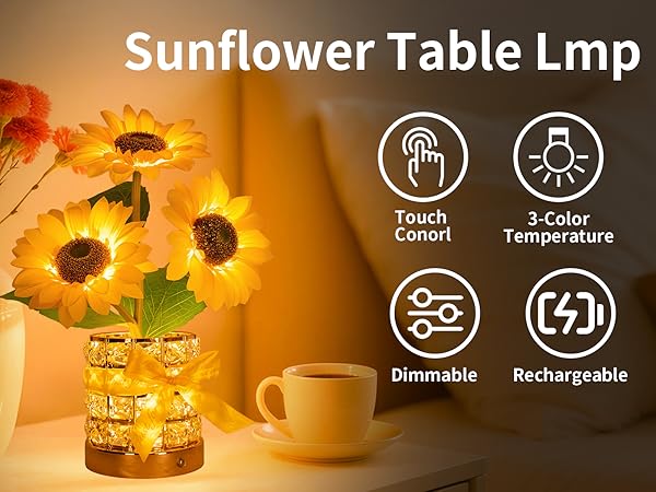 sunflower lamp