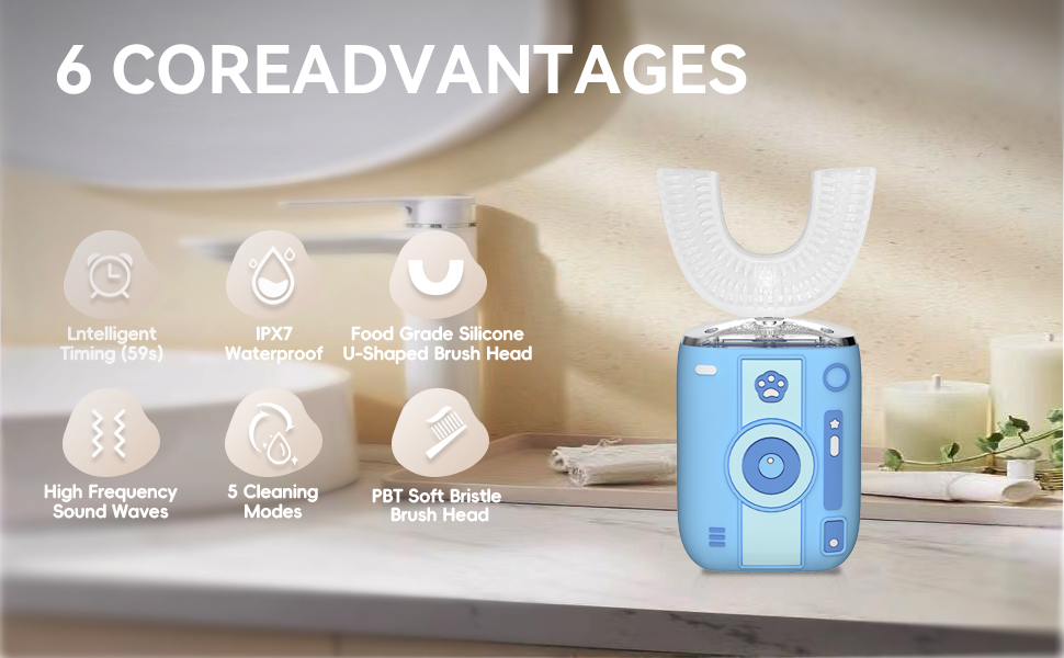 Adult U-Shaped Electric Toothbrush