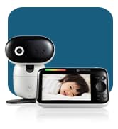 Motorola nursery baby monitor with wide camera and audio indoor cameras pet camera nanny cams