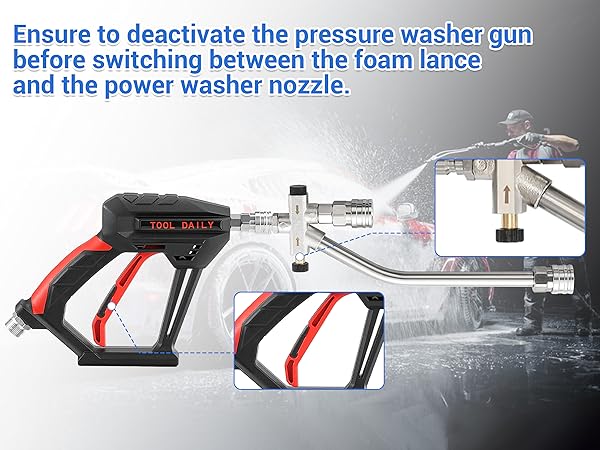 foam cannon accessory