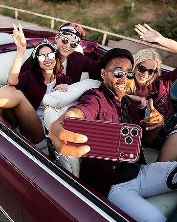 burgundy case