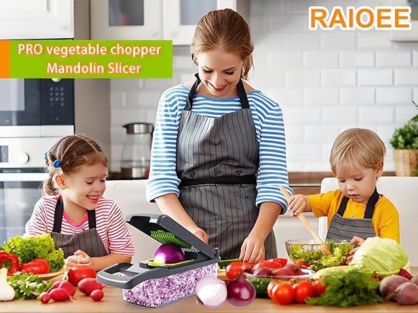 Vegetable Chopper Mandoline Slicer, Food Veggie Chopper, Cheese Grater, Onion