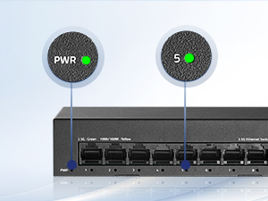 8-port 2.5G ethernet Switch