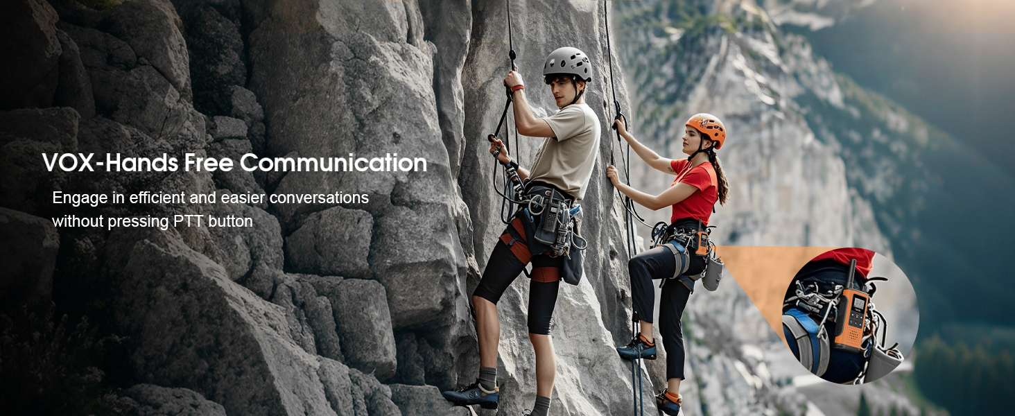 Rechargeable Walkie Talkies for Adults Long Range