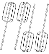 HASANBAR 4 Pack Hand Mixer Beaters, Compatible with Hamilton Beach Hand Mixer 62692 62695V 64699 ...