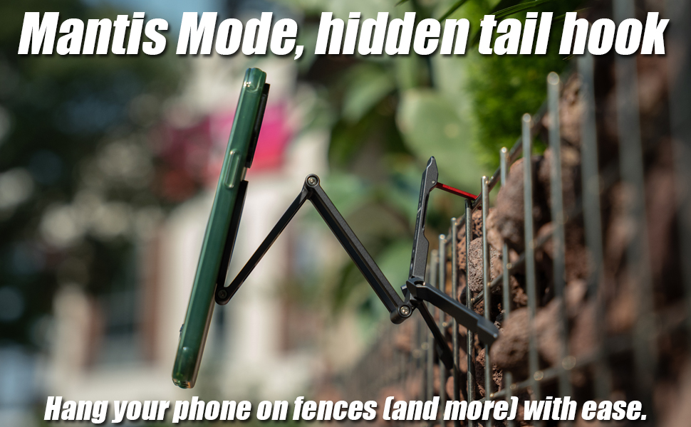 Clever Hidden Hook: The Versatile Magsafe Tripod for Any Edge