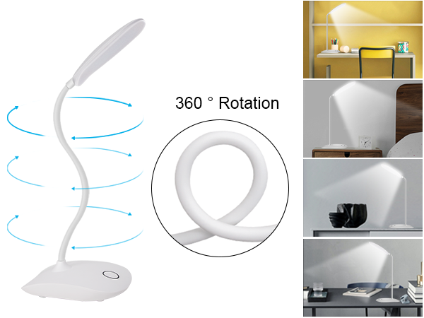 360° Flexible Neck desk lamp