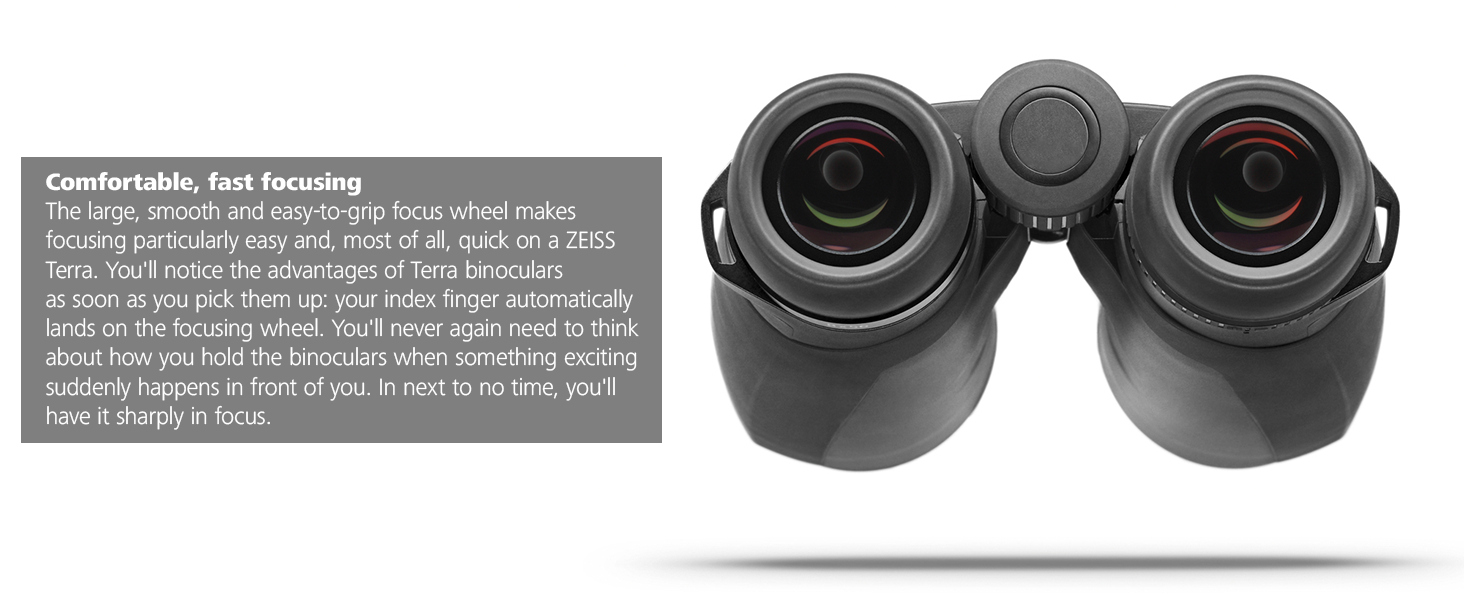 Comfortable, fast focusing