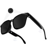Jacuate AI Smart Camera Glasses 1080P HD - Bluetooth Video Recording Glasses with Voice Control, ...