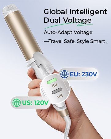 Dual-Voltage Curling Iron
