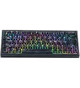 JSJT 63 V2 Hall Effect Gaming Keyboard, 60% Wired Hot-swappable Magnetic Switches Keyboard, 0.001...