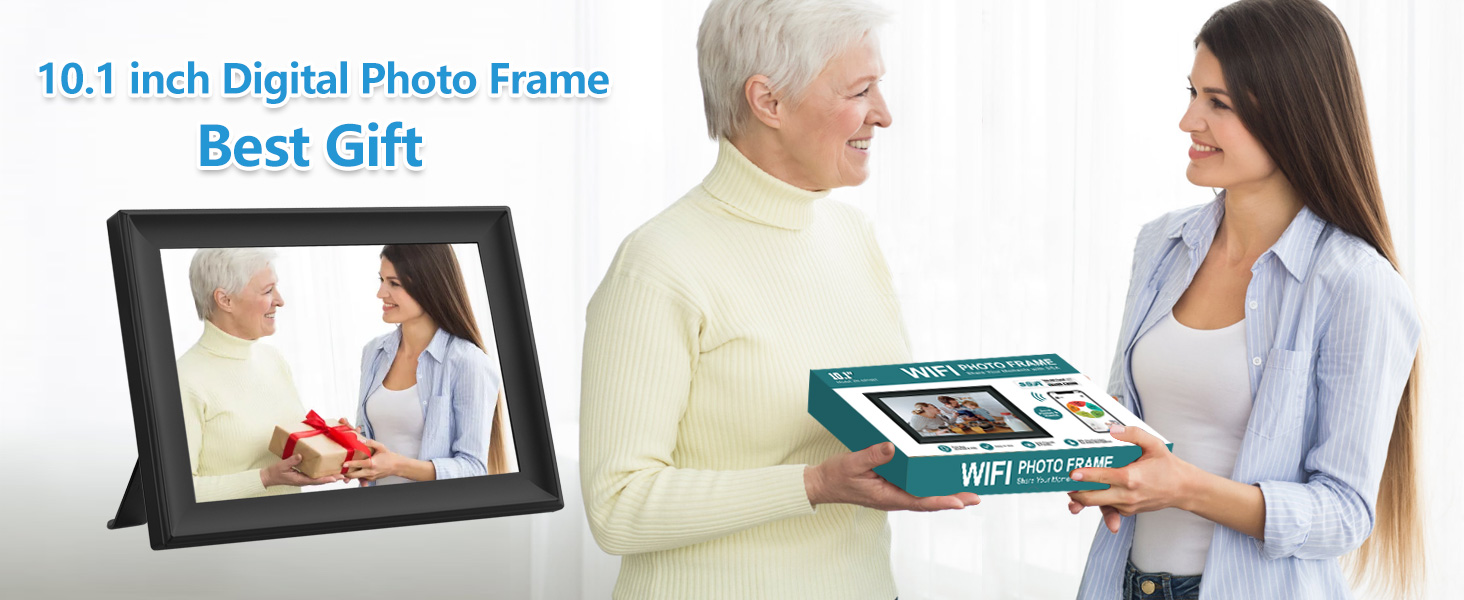 FRAMEO 10.1 Inch Smart WiFi Digital Photo Frame