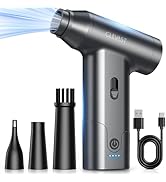 CLEVAST Compressed Air Duster, Cordless Mini Air Blower with Stepless Speed Control, 130000 RPM B...
