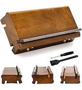 Tosnail 3/23/35 Degree Fret End Beveling File, 3 in 1 Luthier Tools, Guitar Bass Fret Crowning En...