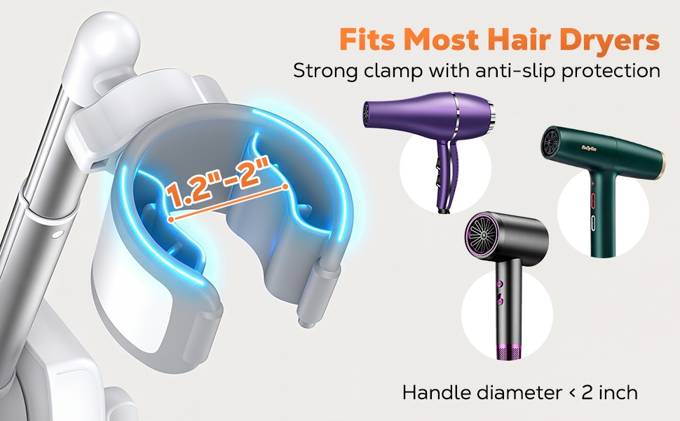 hair dryer holder