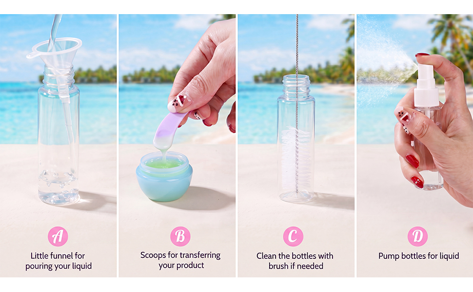 Travel Bottles for Toiletries