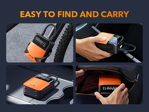 OXILAM C1 Tire Inflator Portable Air Compressor