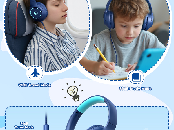 kids headphones with cord