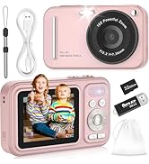 Digital Camera for Kids, 48MP FHD 1080P Point and Shoot Digital Cameras with 16X Zoom Anti-Shake,...