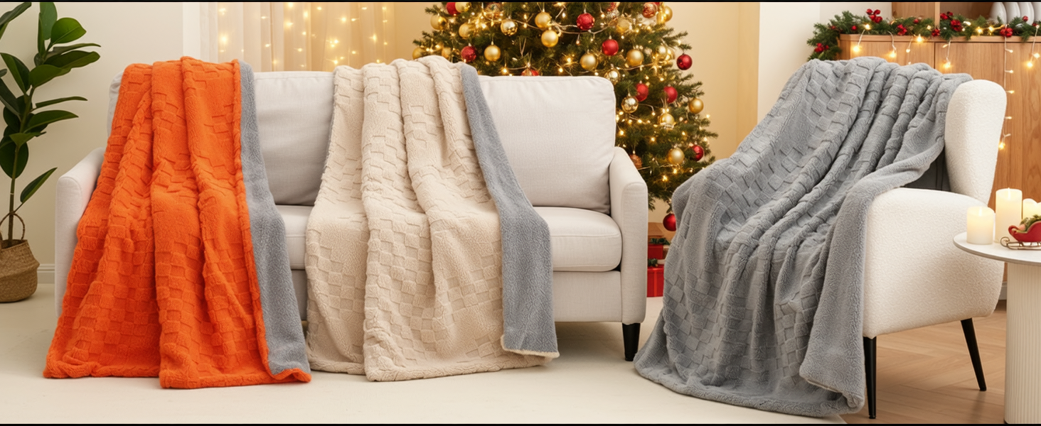heated electric blanket throw heating fluffy twin queen full size warm sherpa flannel flecee 50x60