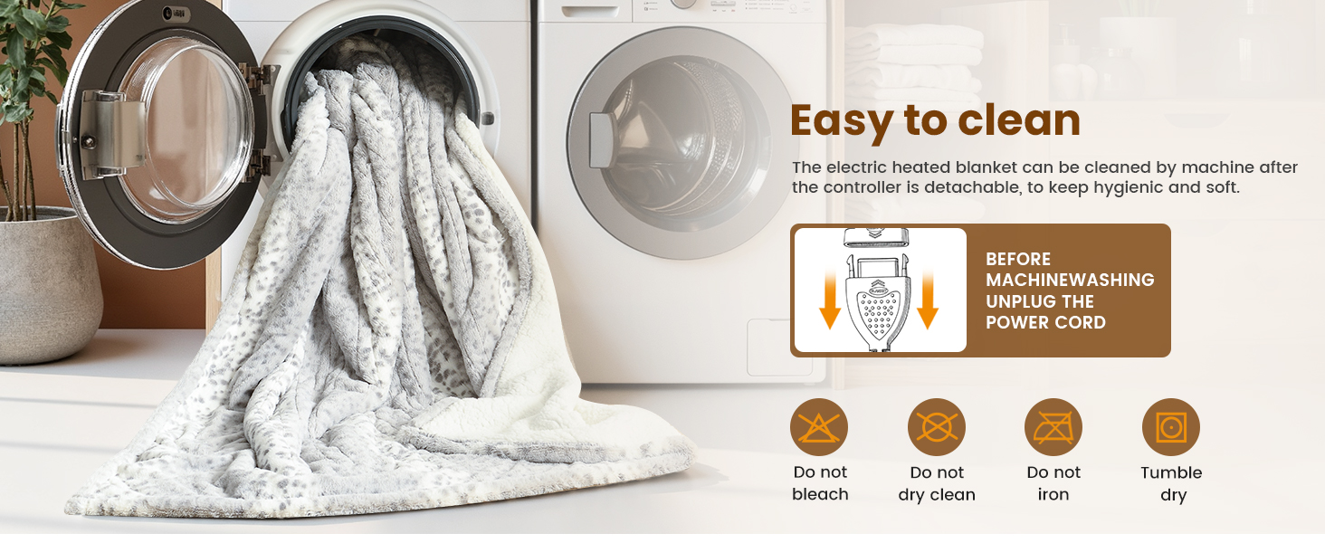 electric blanket washable