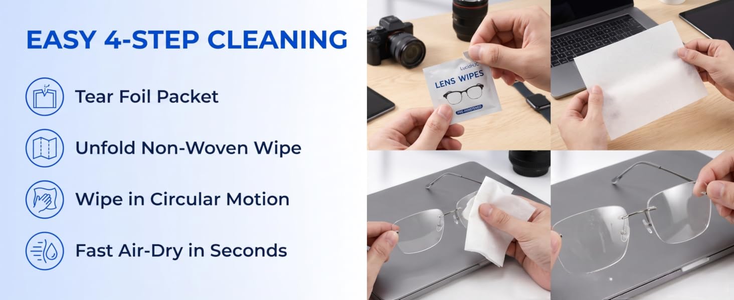 Easy 4-step cleaning