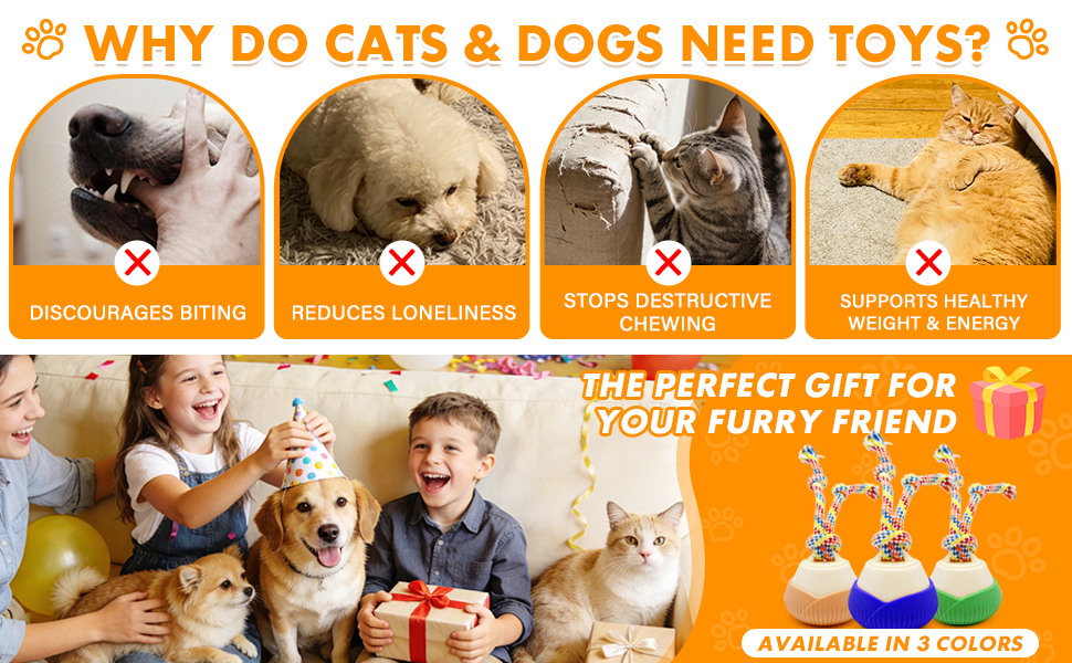 ADKS Interactive Spinning Pet Toy for Cats and Dogs