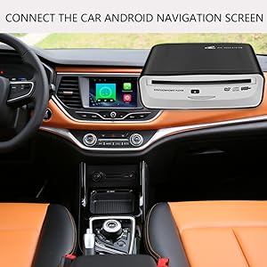 External CD player for car