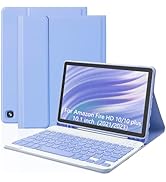 XCHYTECHER Keyboard Case for Fire HD 10/10 Plus 2021/2023 10.1 inch (11/13th Gen),Recharga...