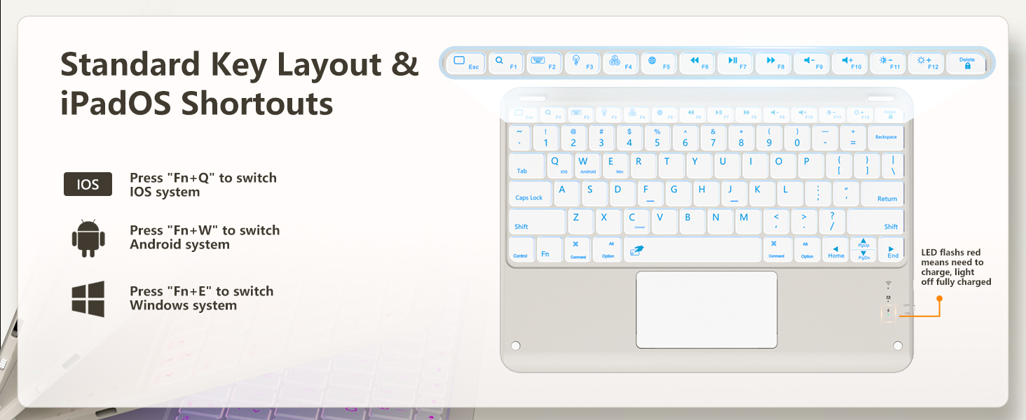 keyboard for ipad air 13 inch