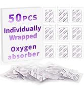 Individually Wrapped - Midukit Oxygen Absorbers for Food Storage 500cc, 50 Packs, Food Grade Pack...